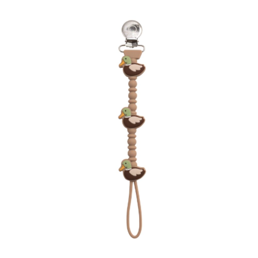 Mud Pie Mallard Silicone Pacy Strap
