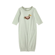 Mud Pie Infant Boy Mallard Crochet Gown