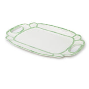 Two's Company Green Bamboo Touch Platter