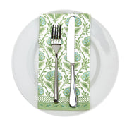 Two's Company Countryside Set of 4 Floral Napkins - Cotton