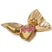 Two's Company Golden Butterfly Trinket Tray - Large