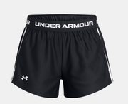 Under Armour Girls Tech Play Up Shorts - Black/White