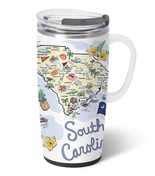 Swig Life South Carolina Travel Mug 22oz