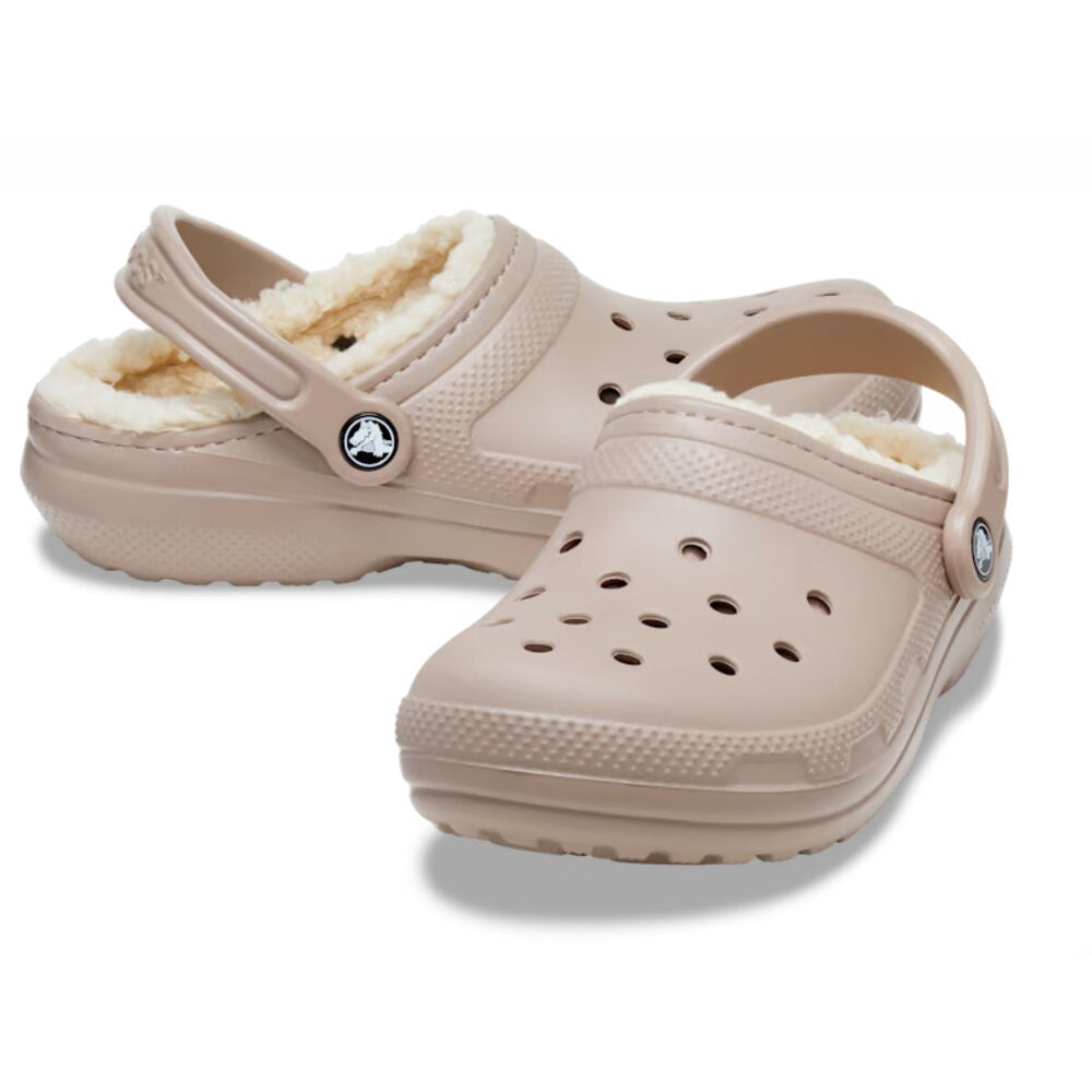 Crocs Adult Unisex Classic Lined Clog - Mushroom / Bone