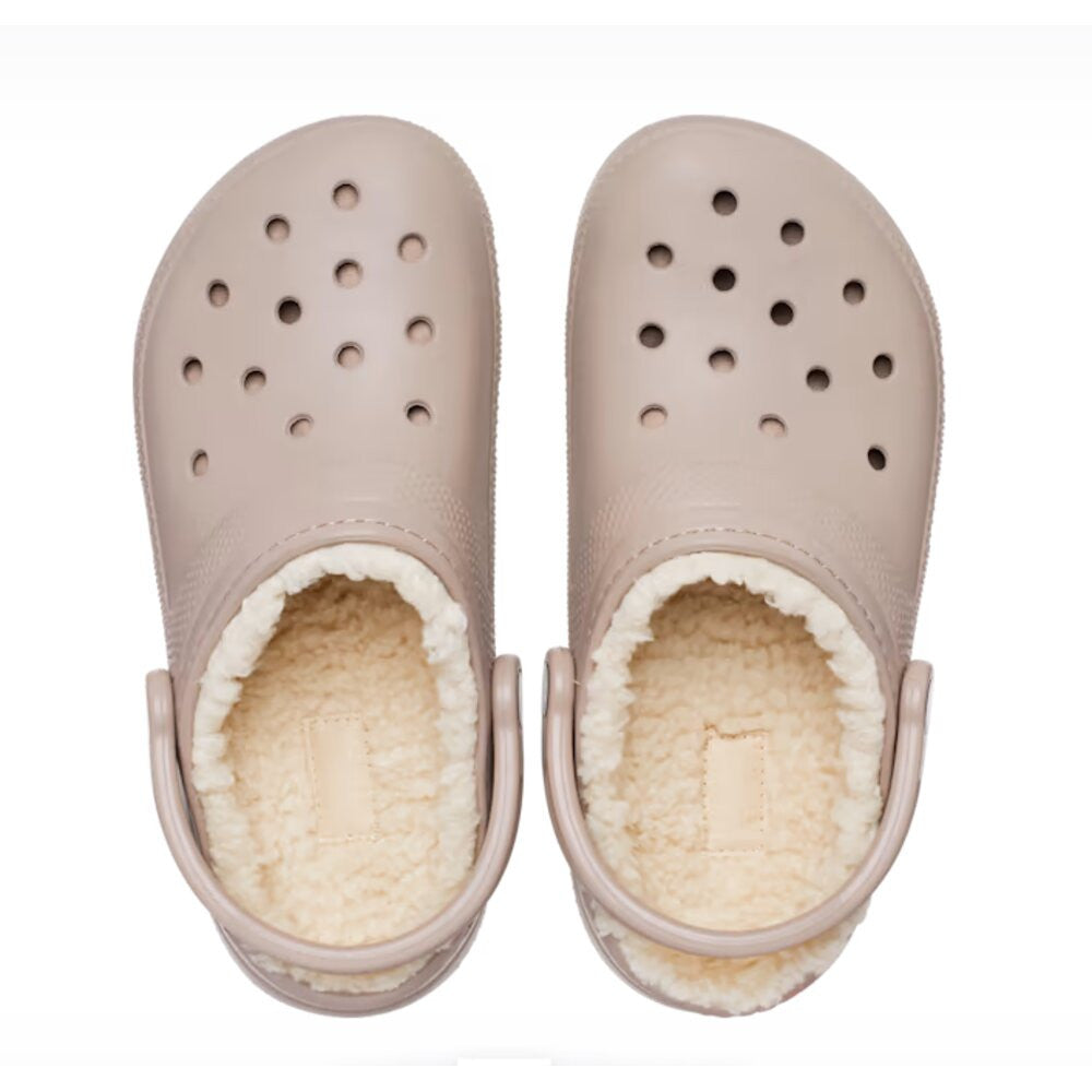 Crocs Adult Unisex Classic Lined Clog - Mushroom / Bone