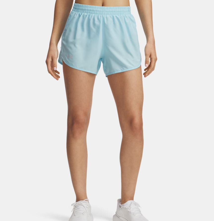 Under Armour Women's UA Fly-By 3" Shorts - Stream / Reflective