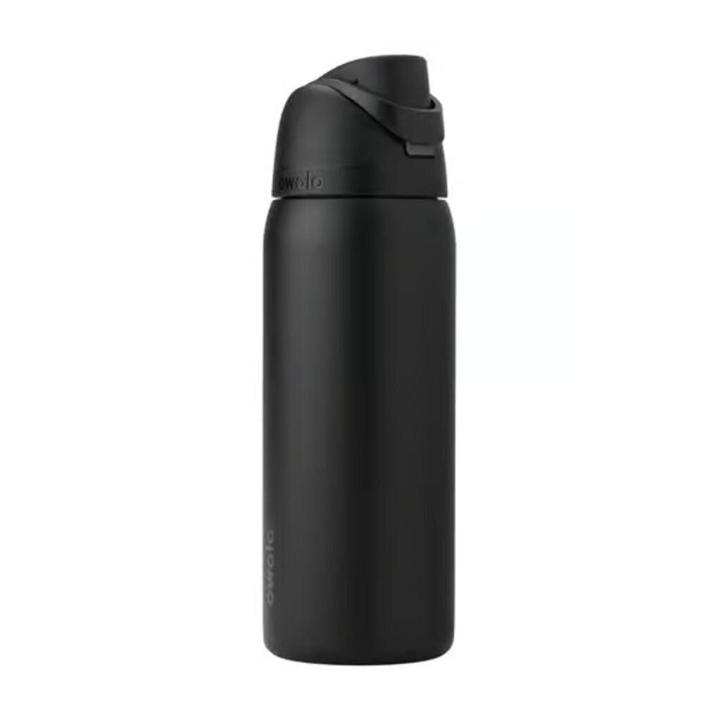 Owala FreeSip 40 fl. oz. Very Very Dark Water Bottle with Spout Lid