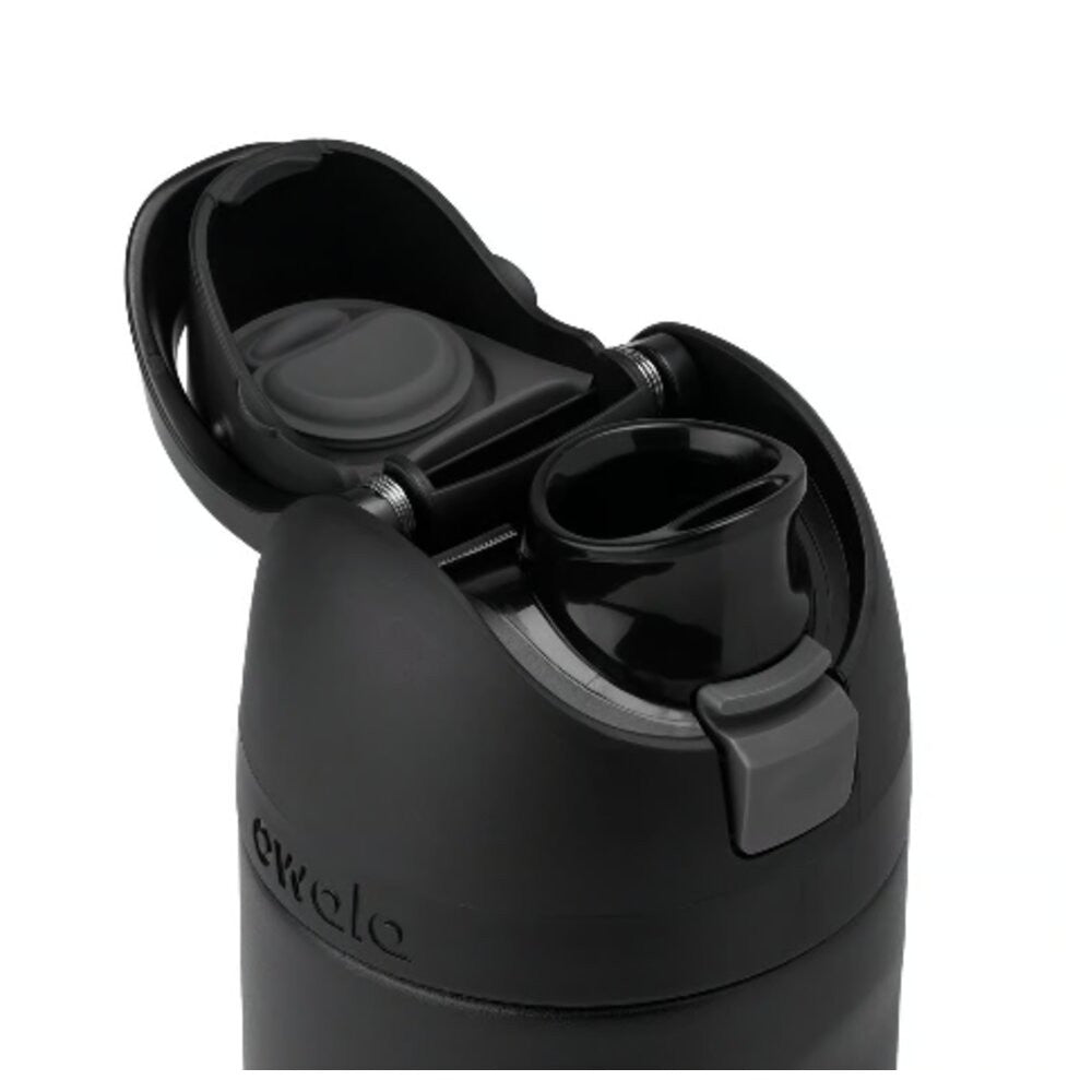 Owala FreeSip 40 fl. oz. Very Very Dark Water Bottle with Spout Lid
