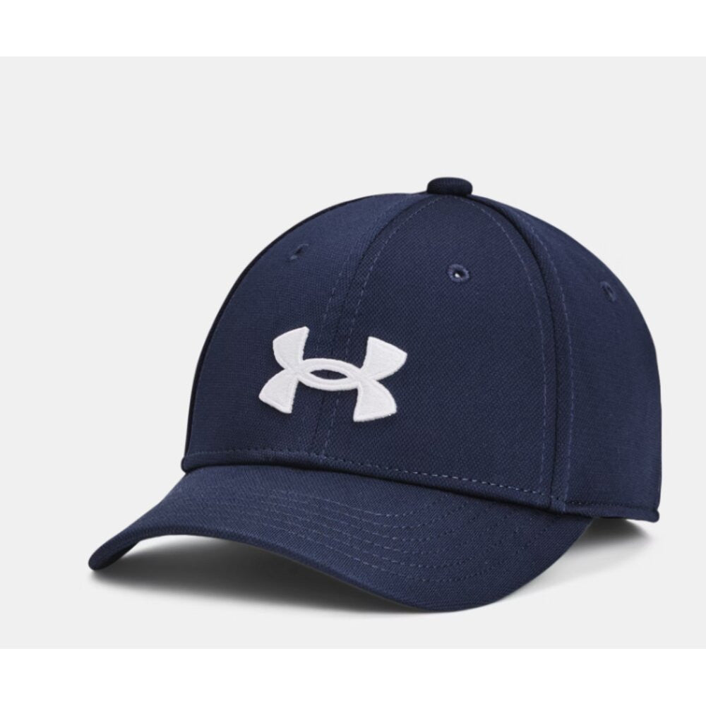 Under Armour Boys UA Blitzing Low Stretch Fit Cap - Navy/White