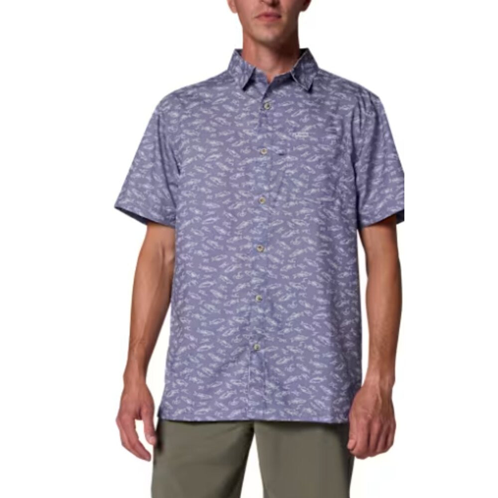 Columbia Men's Super Slack Tide Camp Shirt - New Moon NW Catch