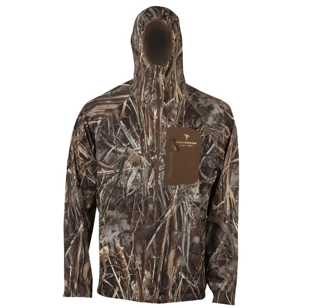 Dirty's Outerwear Gadwall Series Half Zip Pullover - Realtree Max7