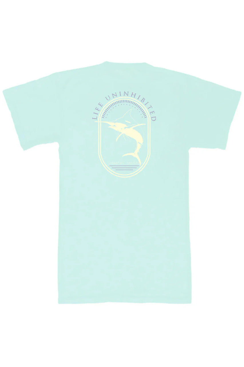 Coastal Cotton Men's Oval Marlin Tee - Reef