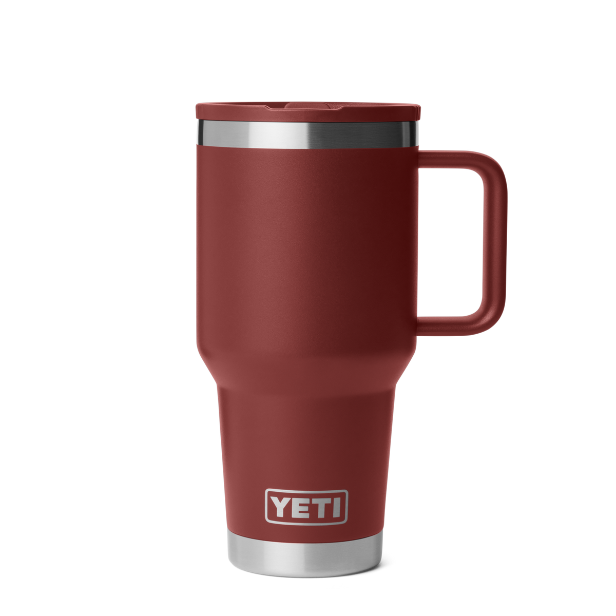 Stag Red Travel Straw Mug - front