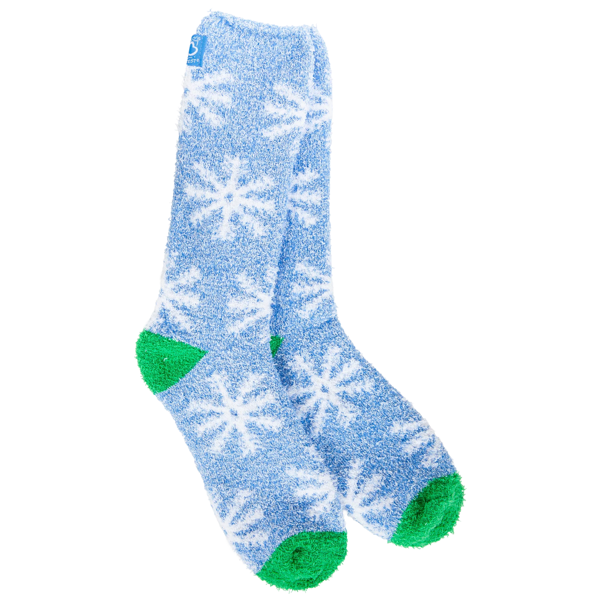 World's Softest Socks Cozy Crew Holiday - Snowfall