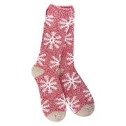 World's Softest Socks Snowflakes Cozy Crew