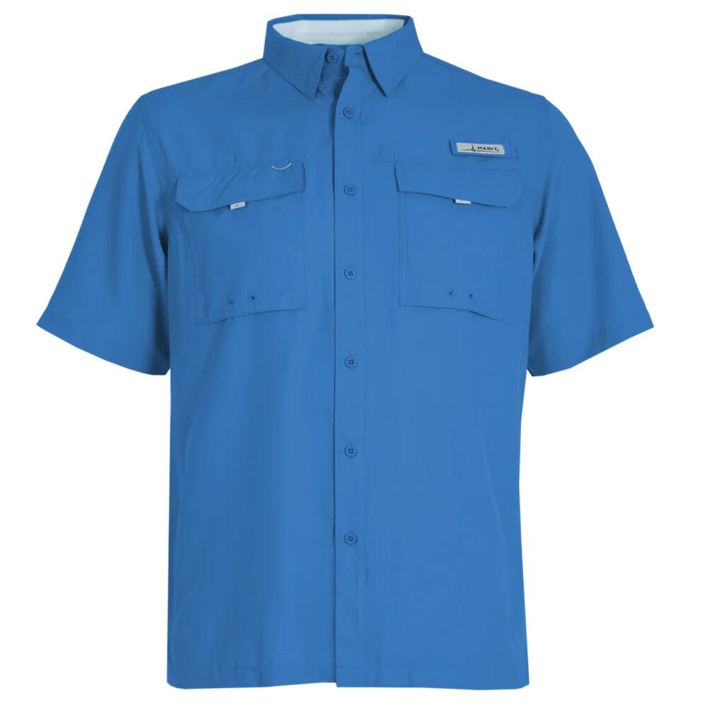 Habit Men's Flushing Bay River Shirt - Blue Marlin