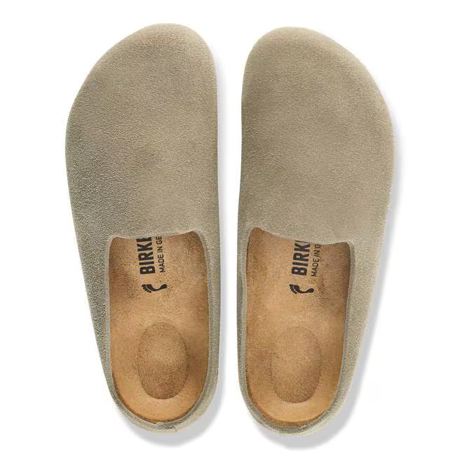 Birkenstock Women's Amsterdam Wrapped Suede Leather Mule