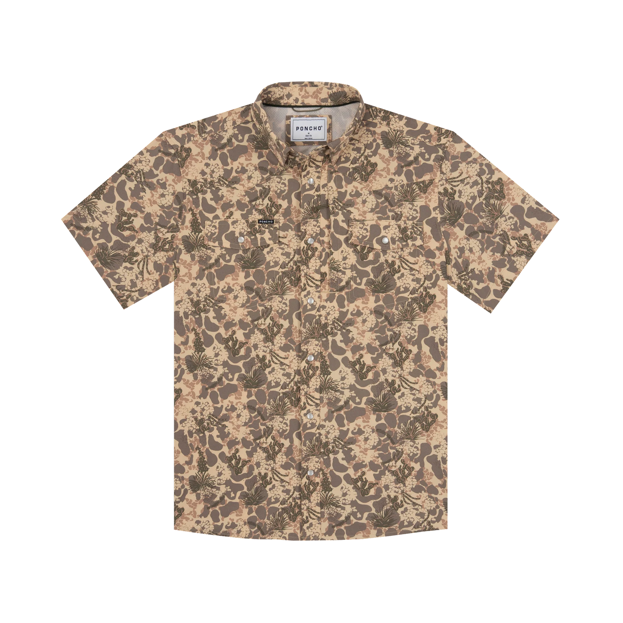 Poncho Men's Western The Abilene - North Zone Camo