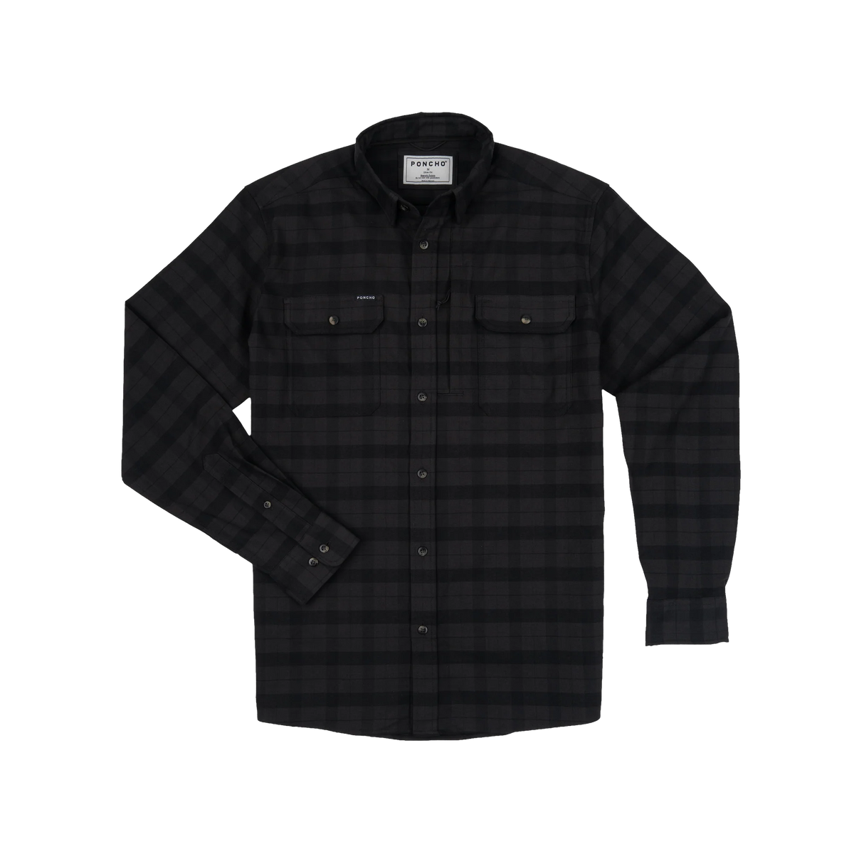 Poncho Men's The Black Canyon Performance Flannel