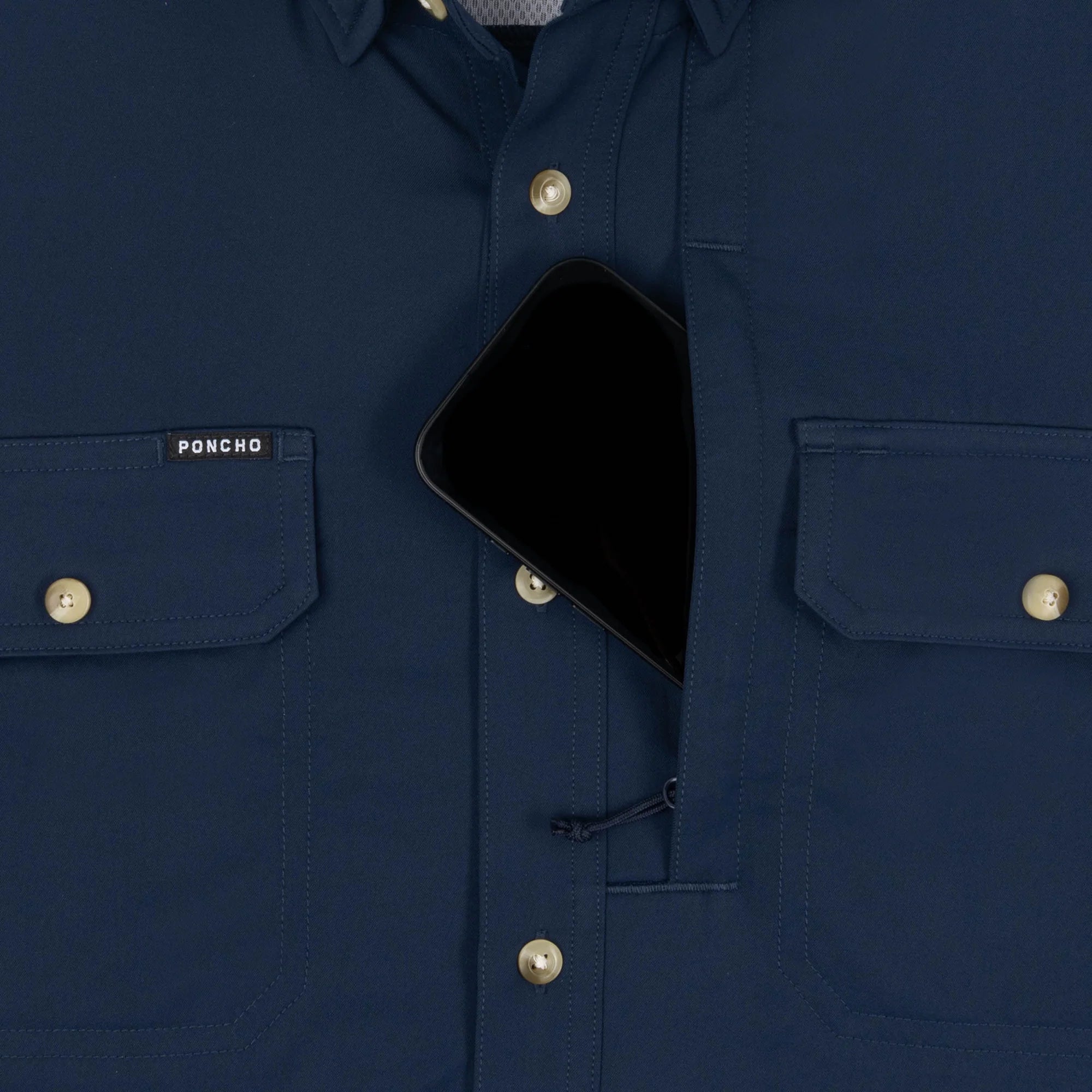 Poncho Men's The Captain - Navy