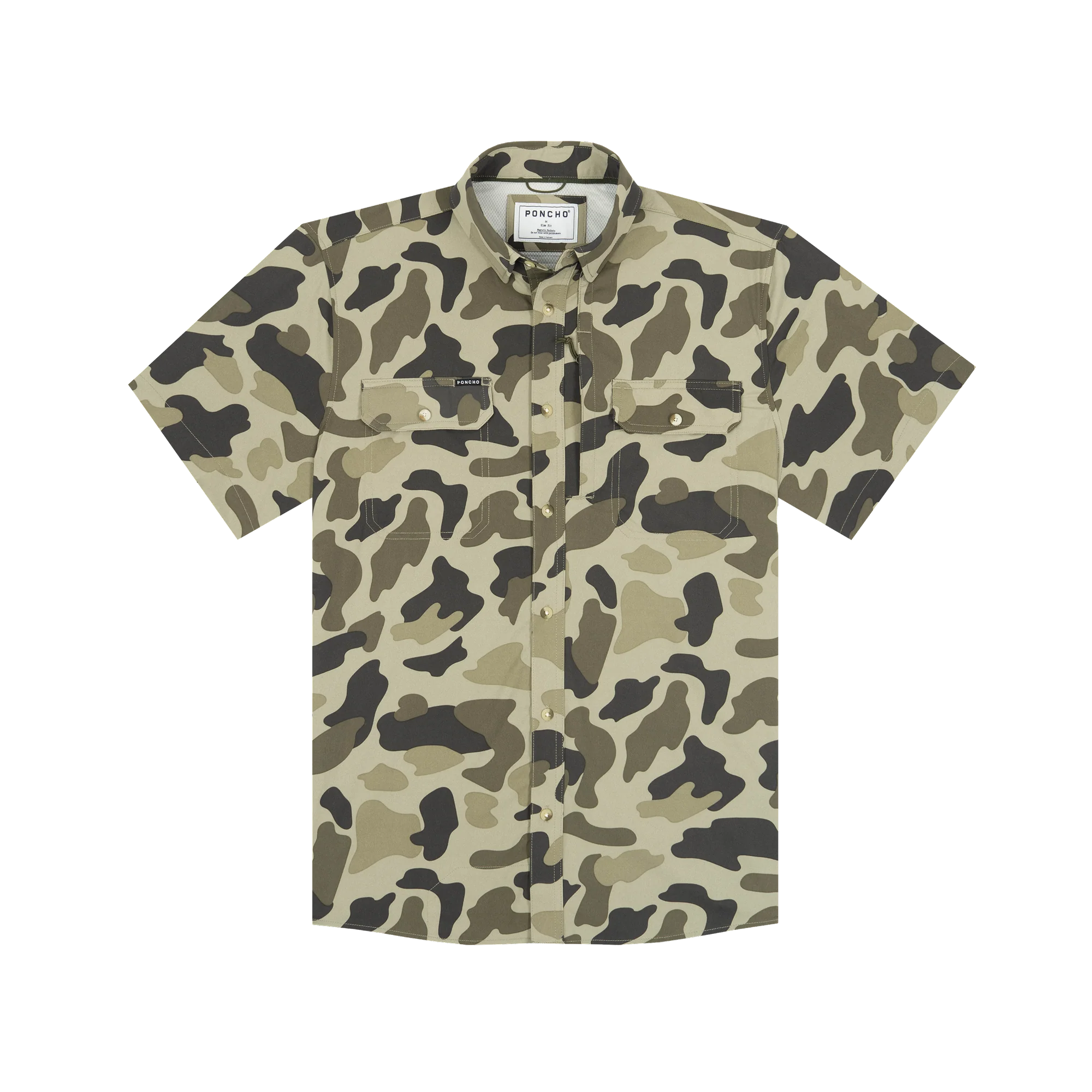 Poncho Men's The Cuernavaca - Dark Duck Camo