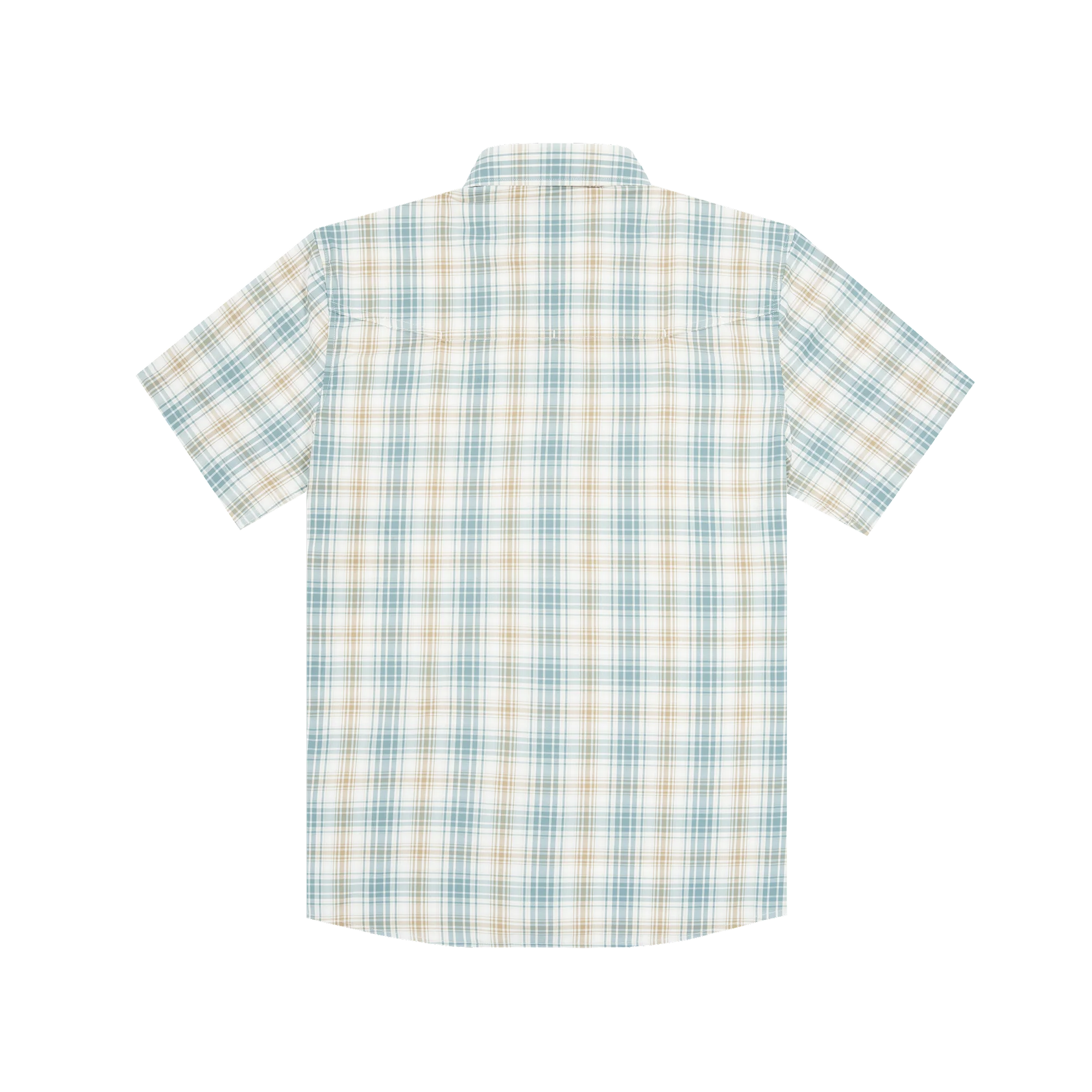 Poncho Men's The Double Haul - Brown and Green Plaid