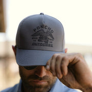 Poncho Men's Grey Eagle Trucker Hat
