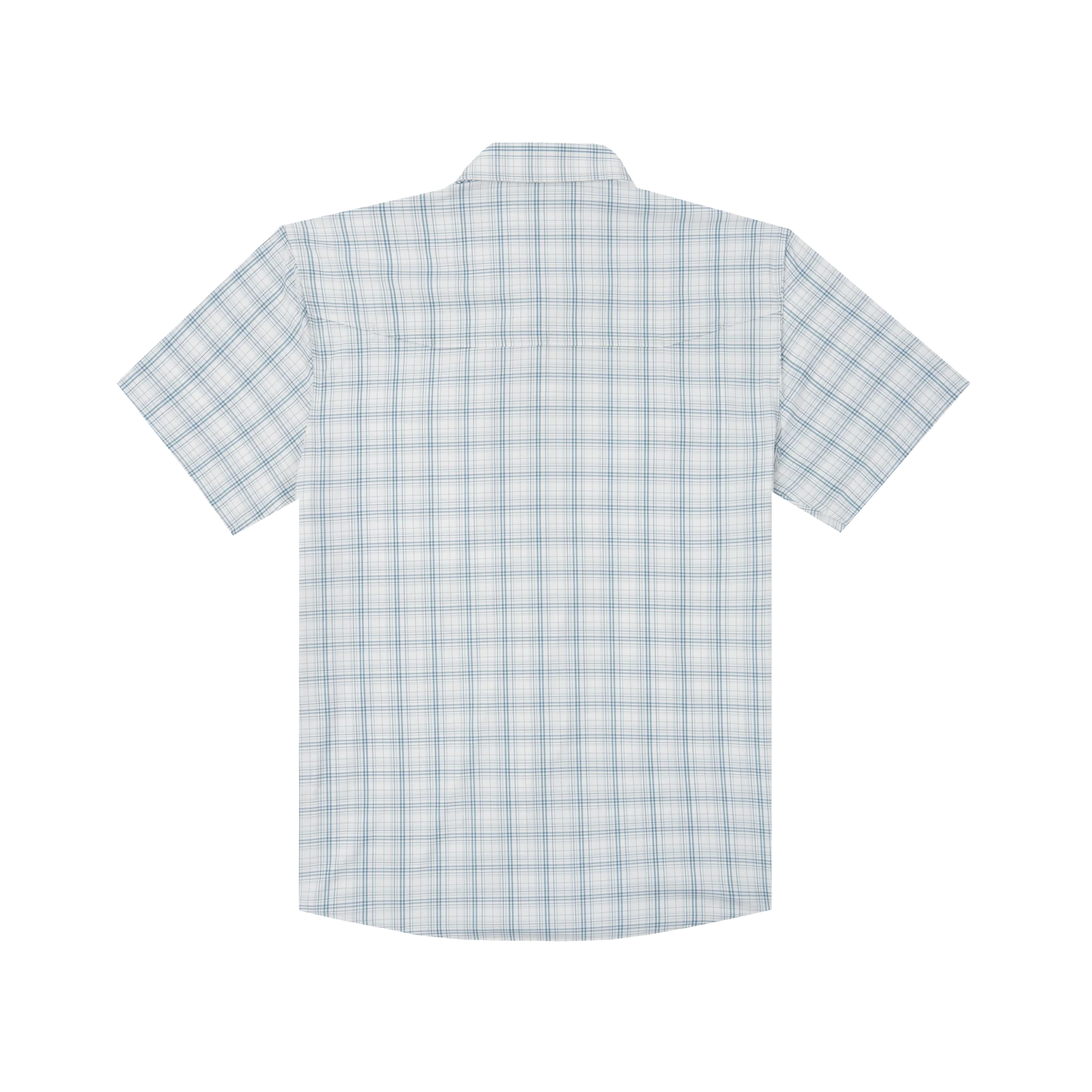 Poncho Men's The End Game - Slate and Silver Plaid