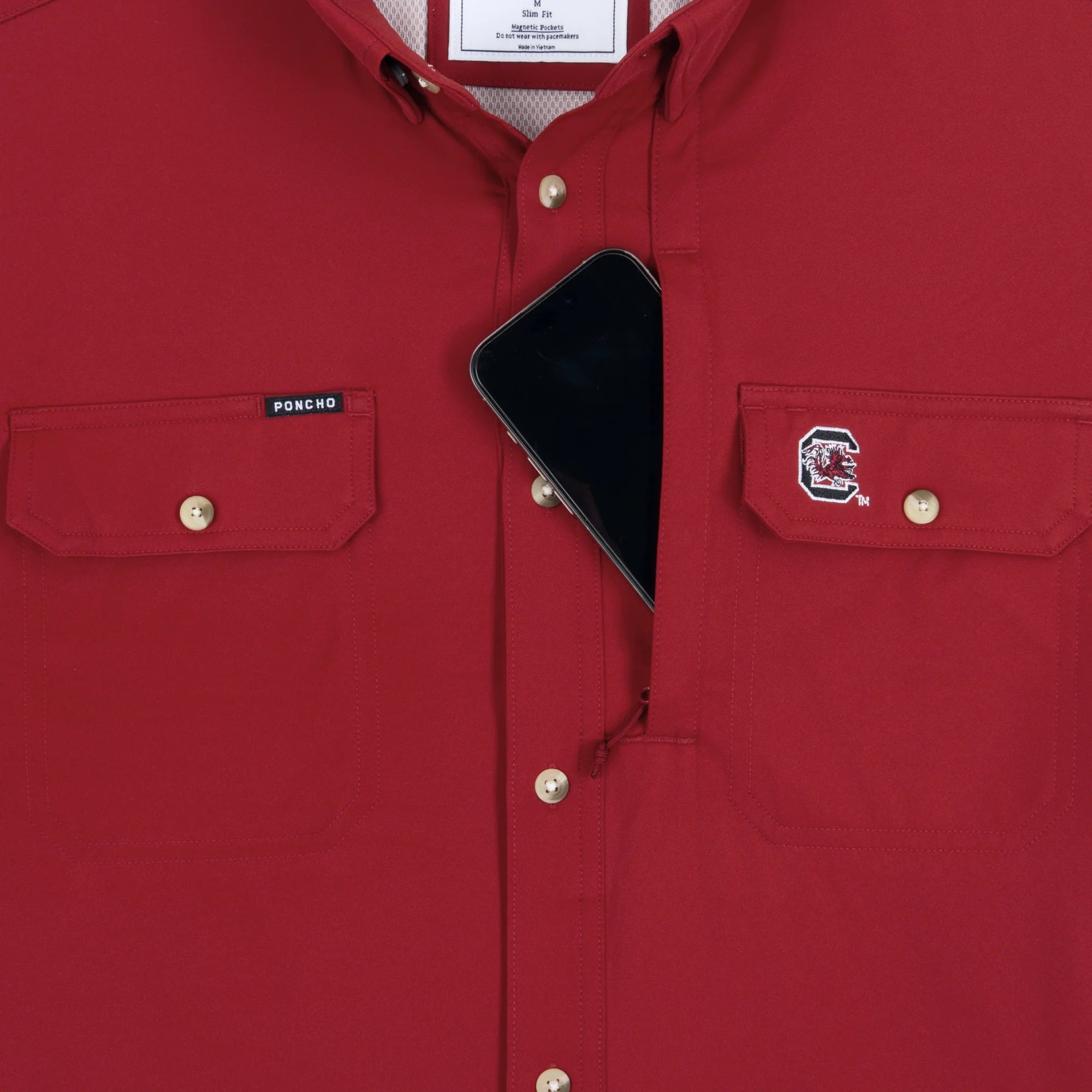 Poncho Men's The Gamecock - South Carolina Logo