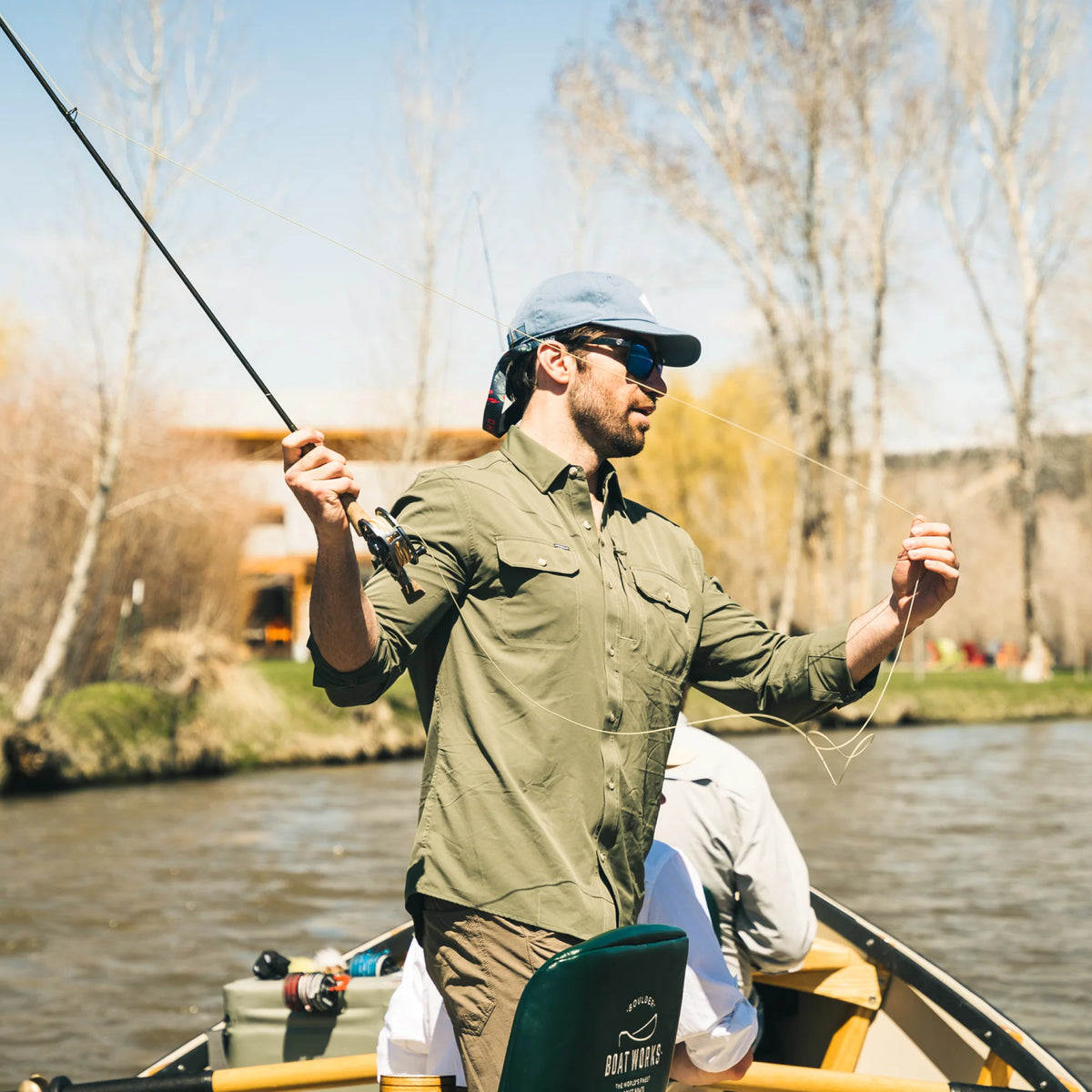 Poncho Men's The Gunnison - Moss Green