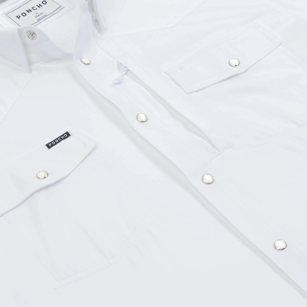 Poncho men's The Odessa - White
