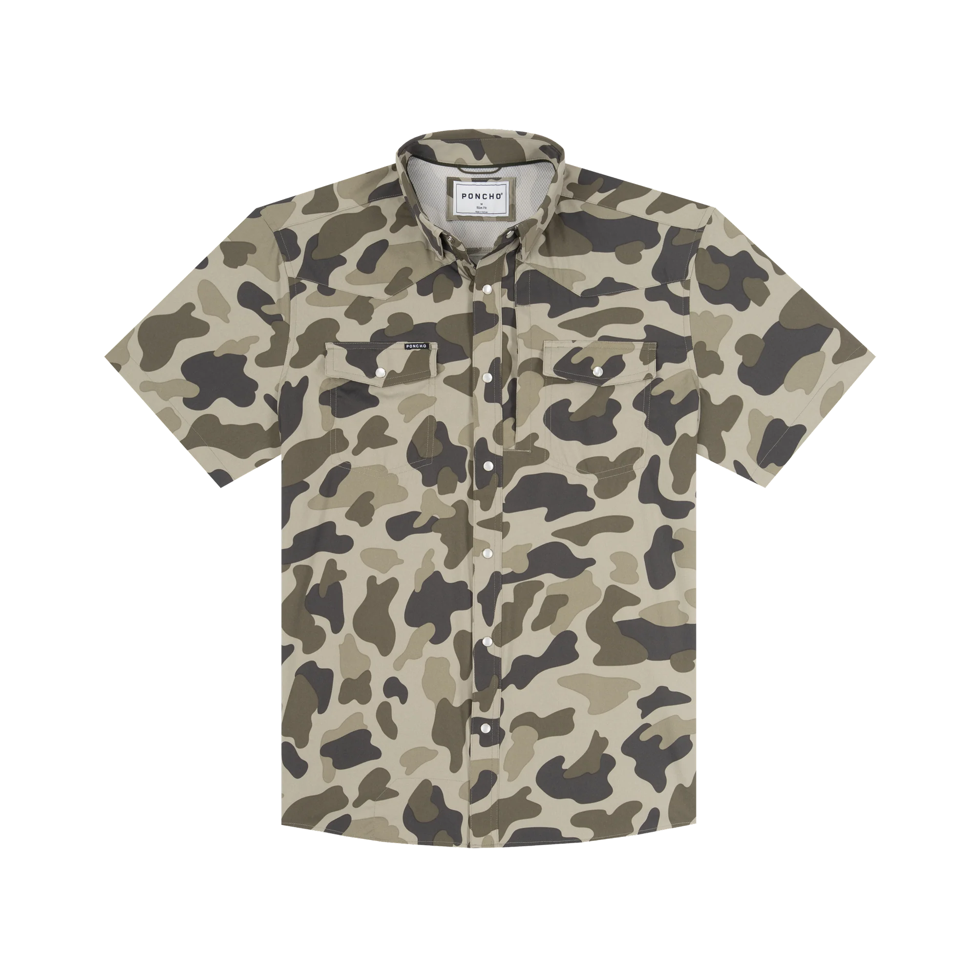 Poncho Men's Western The Pampa - Dark Duck Camo