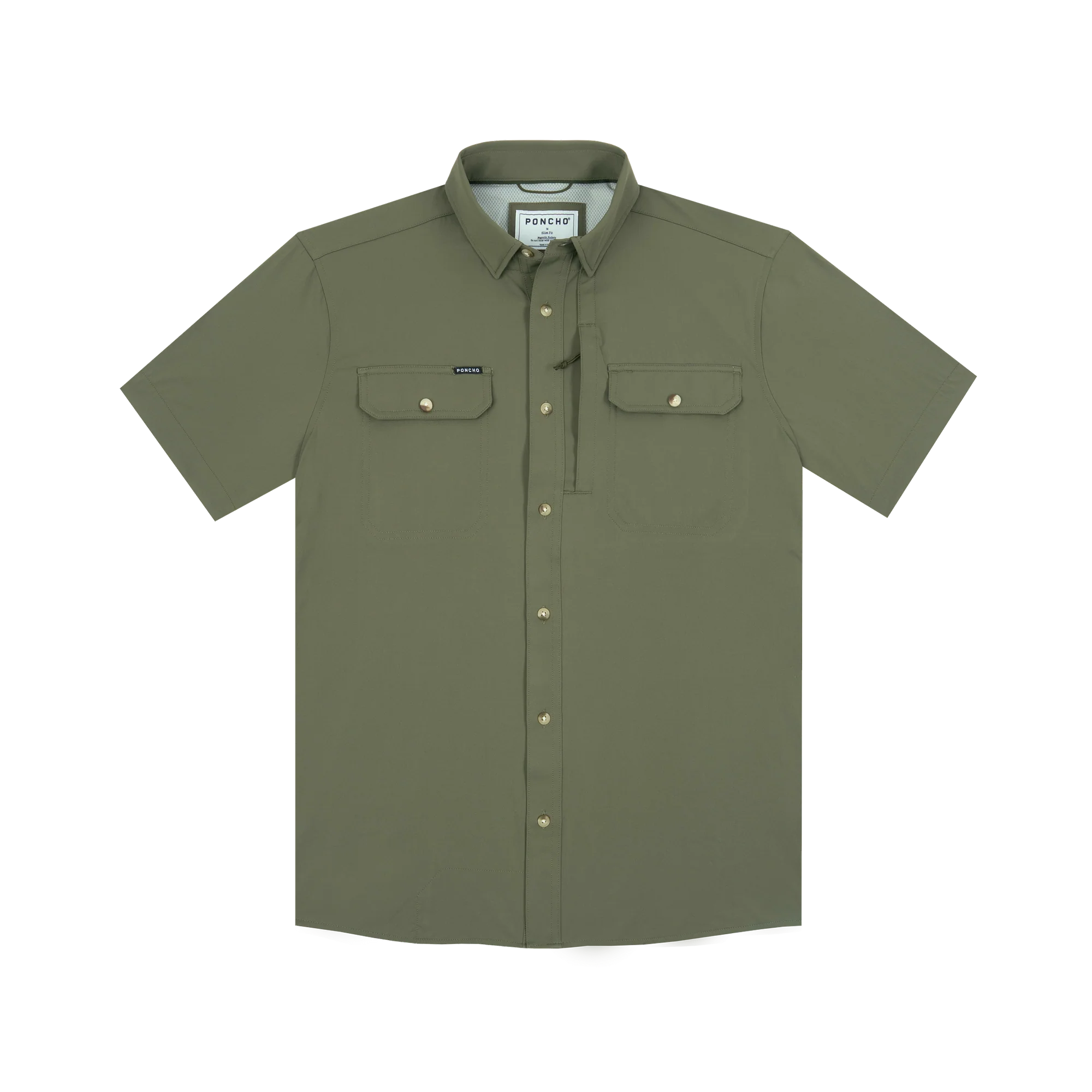 Poncho Men's The Roaring Fork - Moss Green