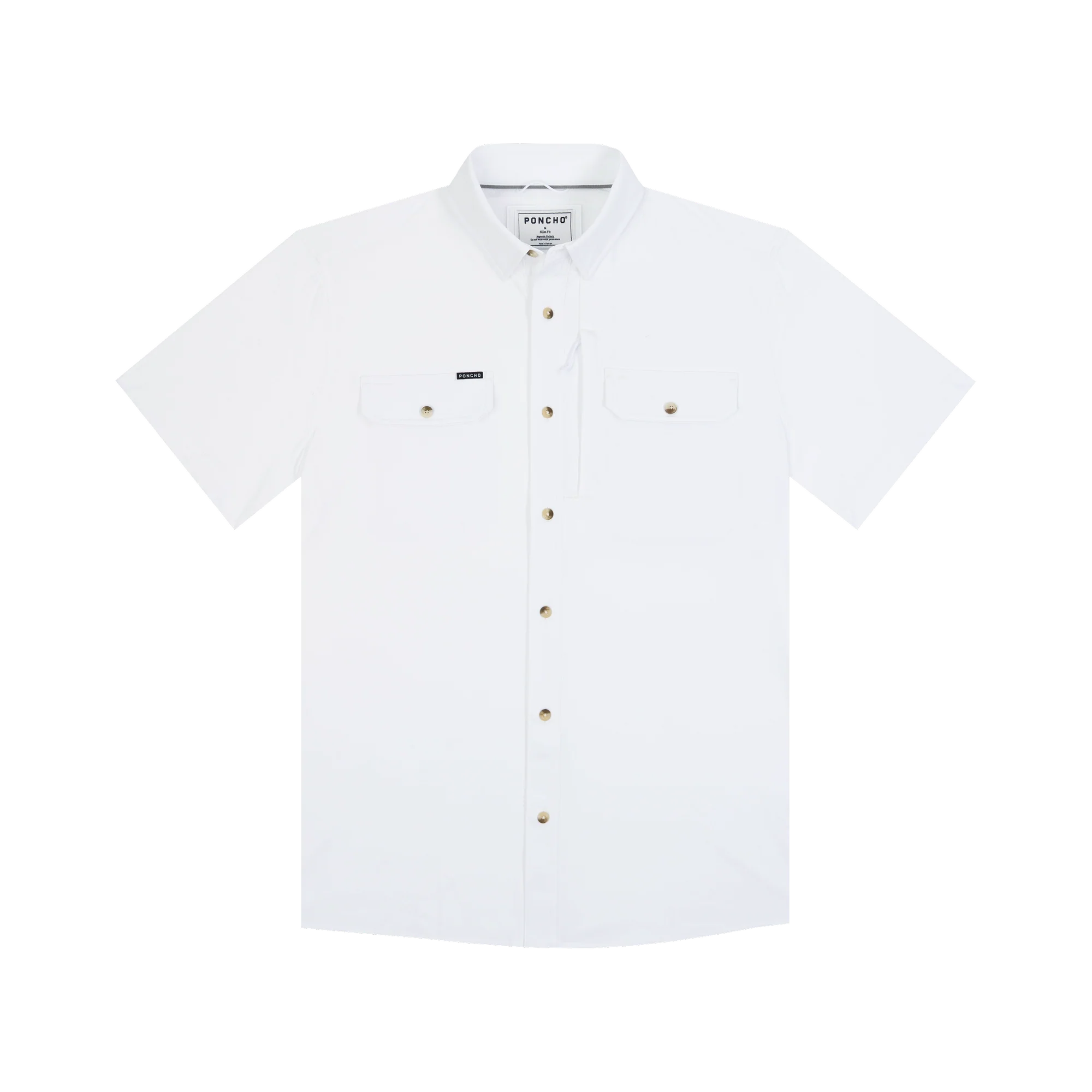 Poncho Men's The Salt Dog - White