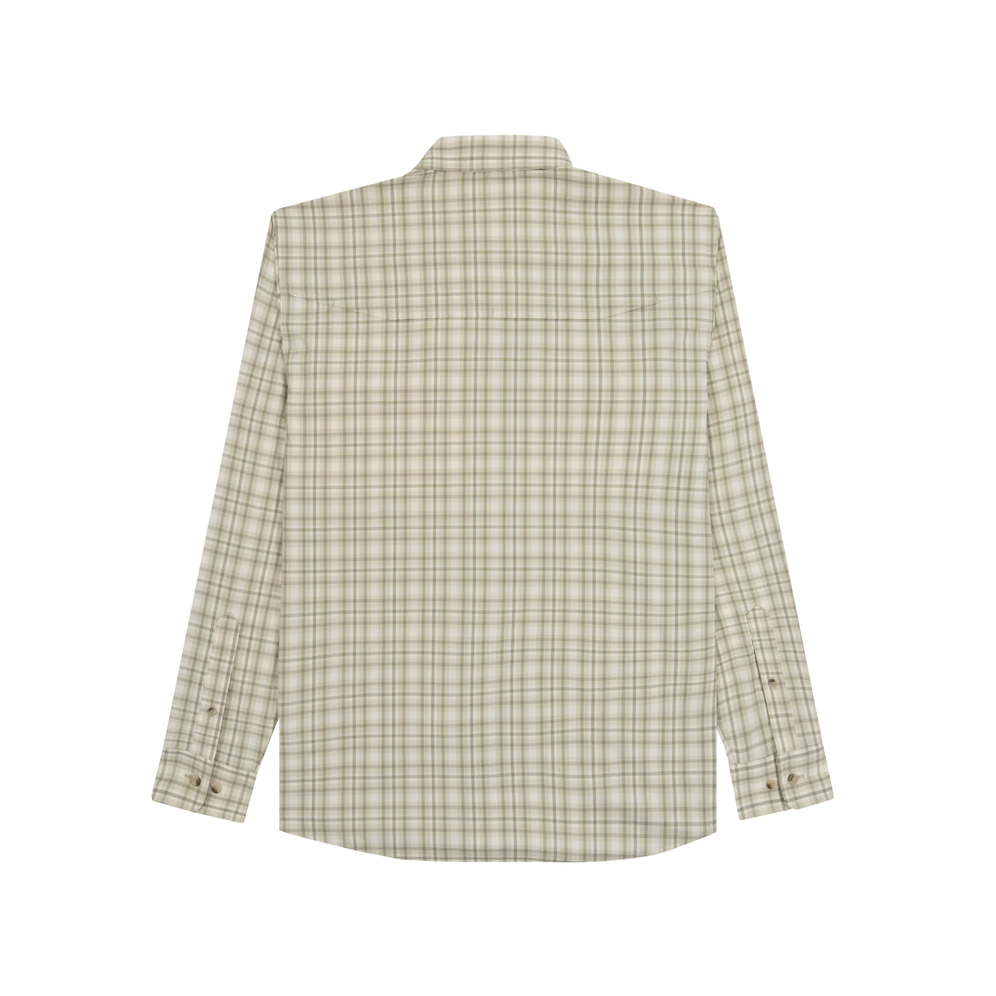 Poncho Men's The Swamp Boat - Green and Tan Plaid
