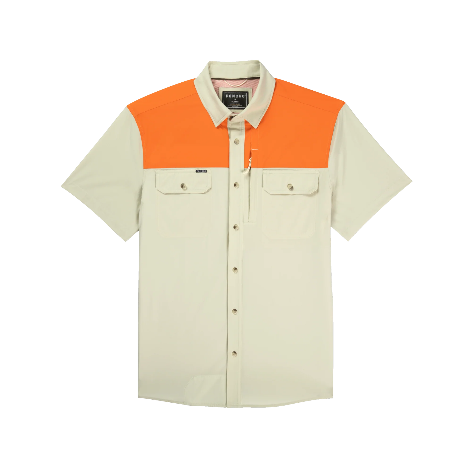 Poncho Men's The Thomasville - Tan with Blaze Patch