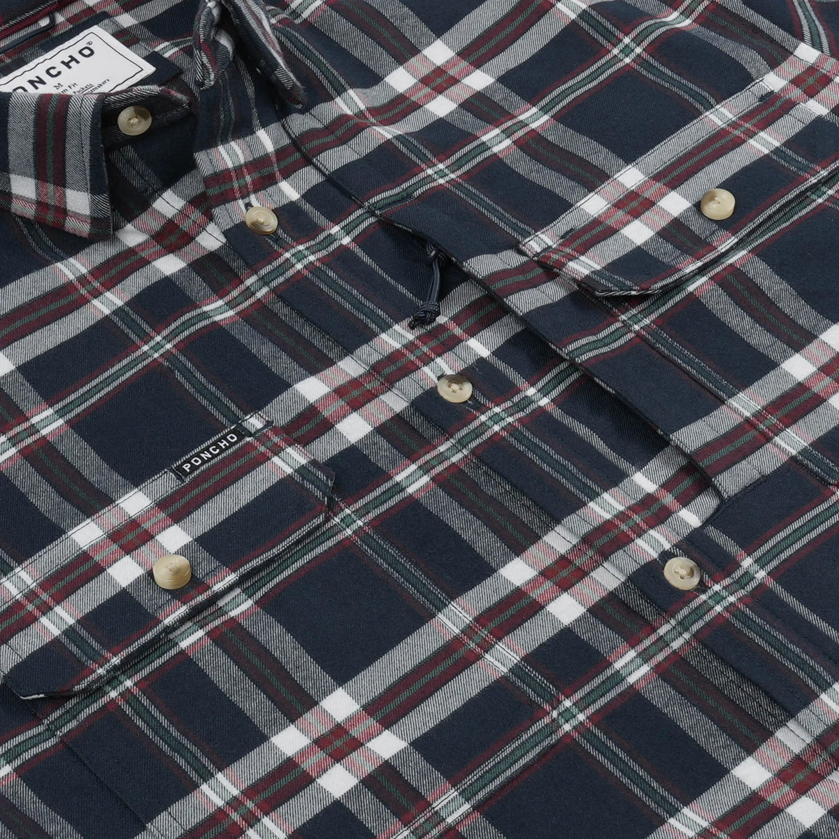 Poncho Men's The Williamette Flannel