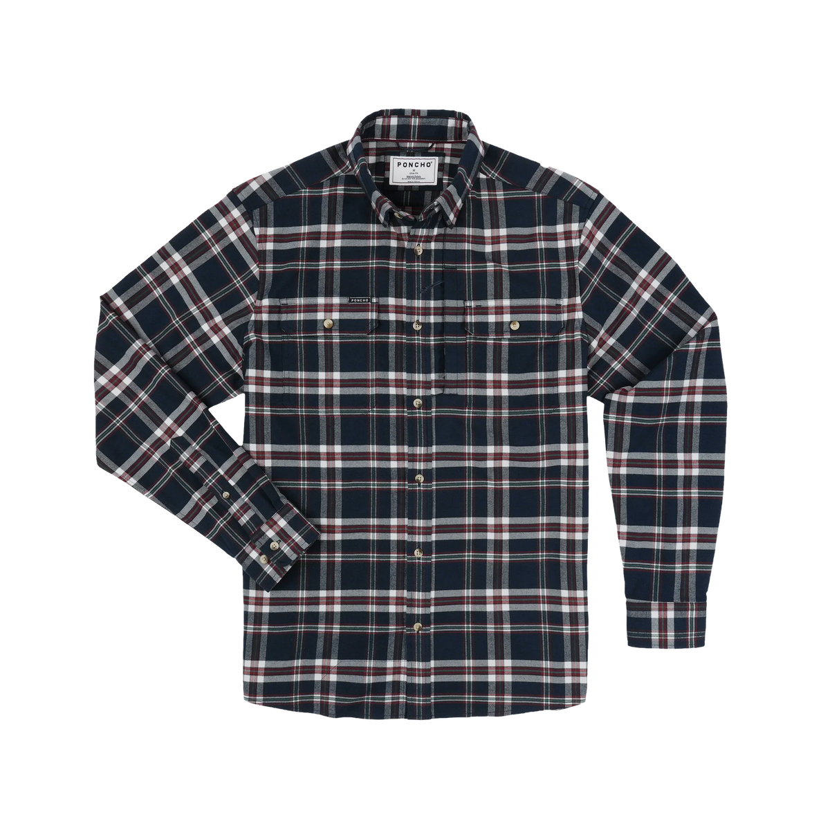 Poncho Men's The Williamette Flannel