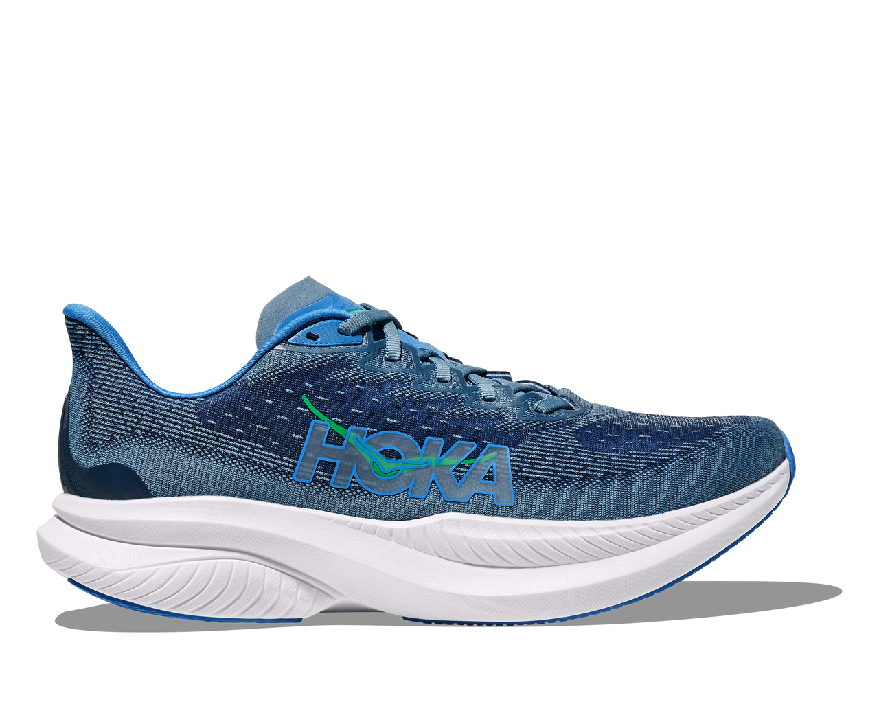 Hoka Mach 6 Men's Running Shoes Wide - Downpour/Thunder Cloud