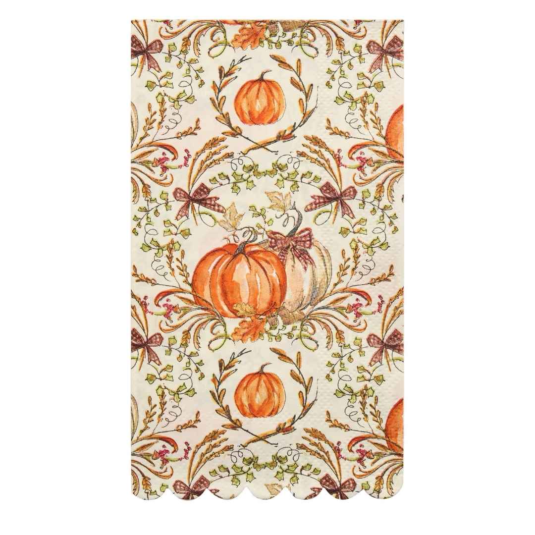 Sophistiplate Turkey & Gourds Guest Towels - 20pk