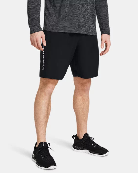 Under Armour Men's UA Tech Woven Wordmark Shorts - Black