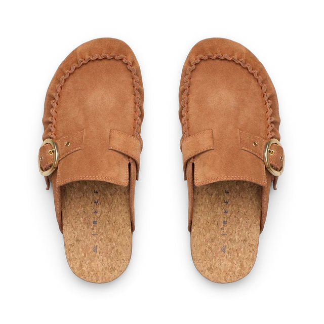Reef Women's Vista Siena Leather Mule - Dark Honey