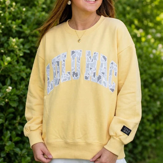 Lulu Mac Women's Camo Logo Sweatshirt