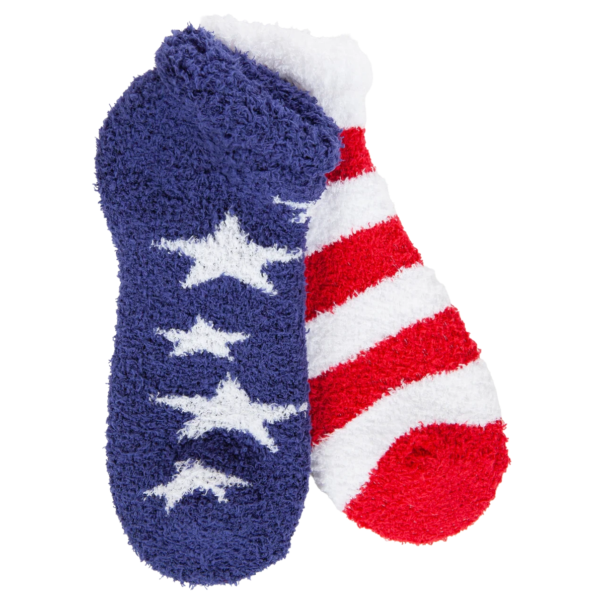 World's Softest Socks Women's Americana Series Low - Red, White & Blue