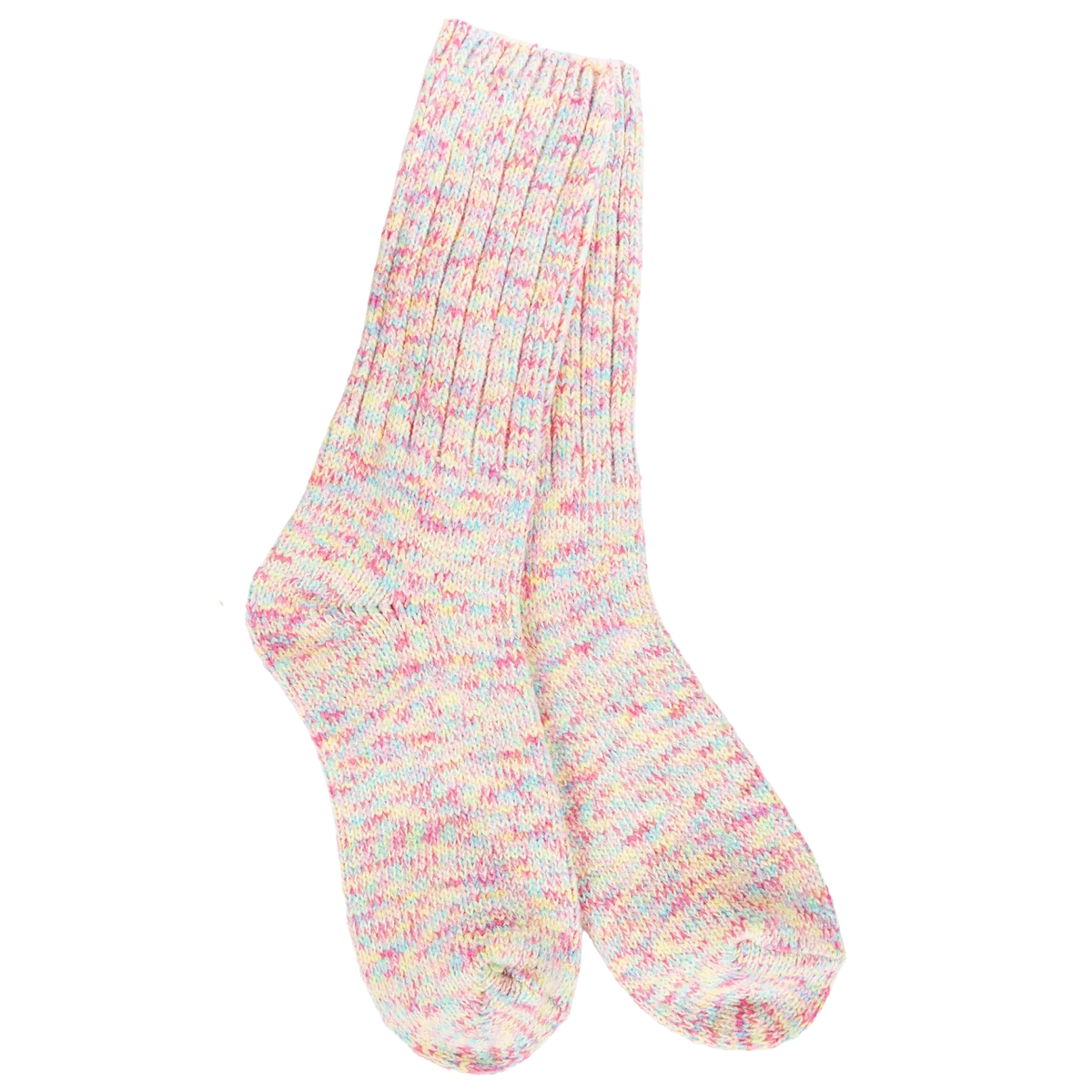 World's Softest Socks Women's Weekend Ragg Crew - Whimsy