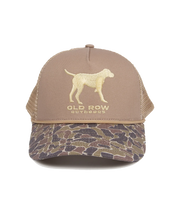 Old Row Men's Camo Pointer Mesh Back Cap - Brown
