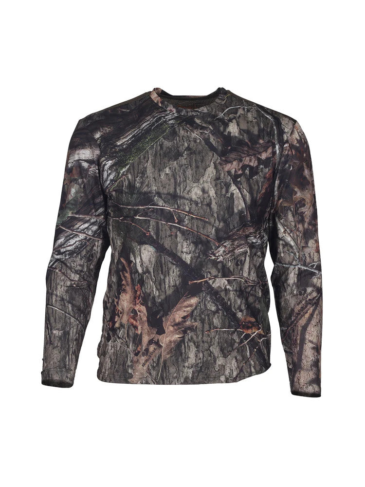 Gamehide Rapid-Wick Long Sleeve Hunt Shirt - Mossy Oak DNA