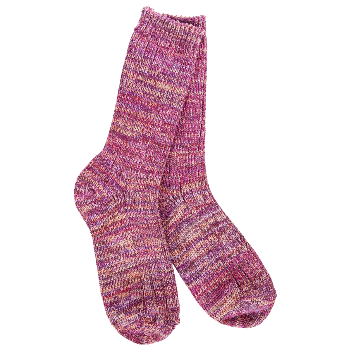 World's Softest Socks Women's Weekend Missioni Crew - Moonstone