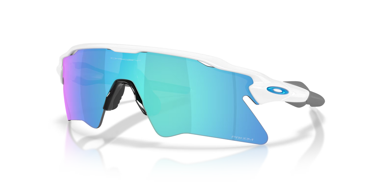 Oakley Radar EV Heater Sunglasses - Polished White/Prizm Sapphire