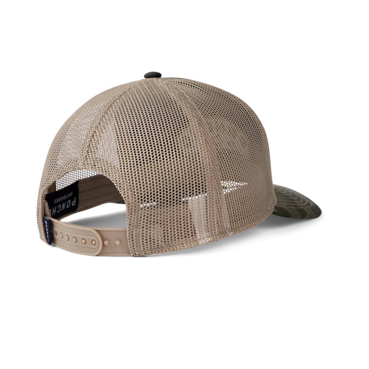 Poncho Men's Camo Wild and Free Trucker Hat